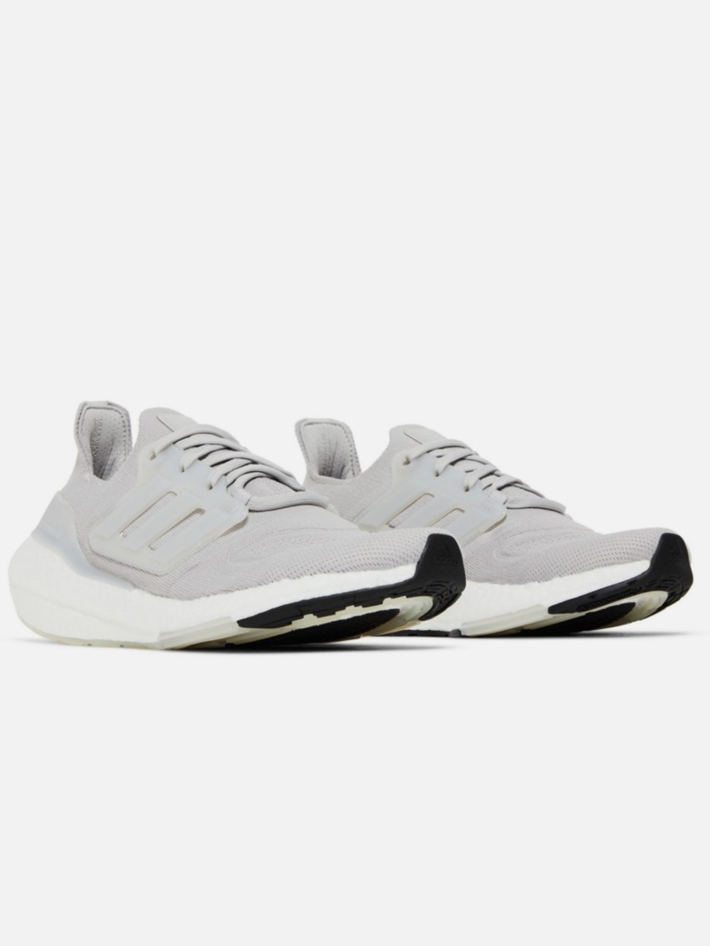 adidas Women’s Light Gray and White Running Sneakers